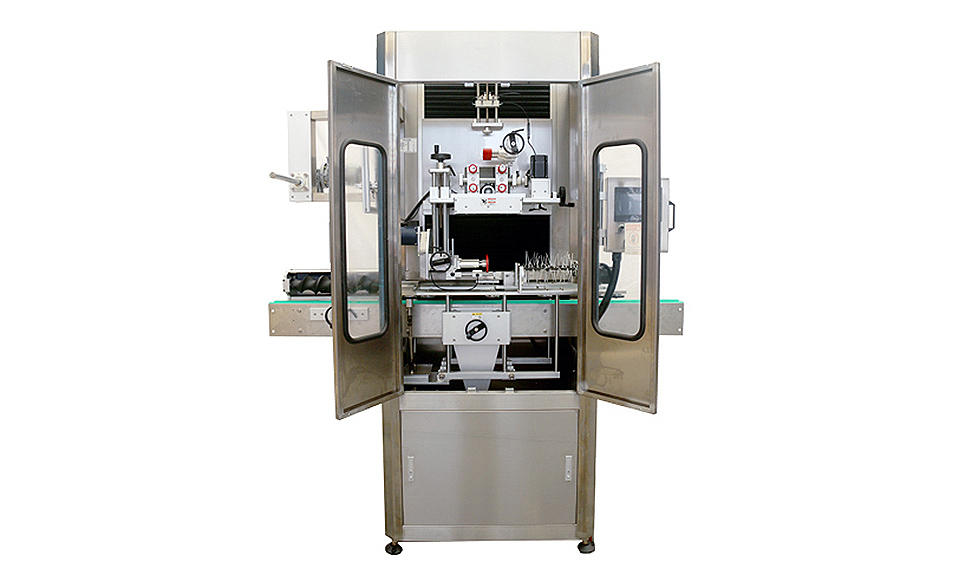 Automatische centrerende PET-fles Shrink Etiketteringsmachine MST-150B